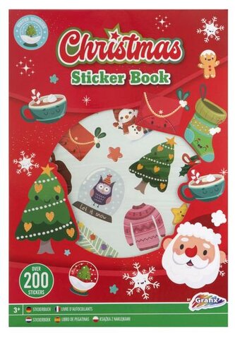 SAMOLEPKOVÁ KNÍŽKA VÁNOČNÍ MOTIV A4, 8 LISTŮ