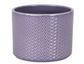 Obal na květník PILLAR SPOTS keramický lesklý d14x12cm