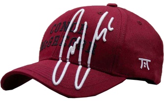 Sportovní kšiltovka Tokyo Time|UFC: Podpis Conora McGregora (nastavitelná) vínová bavlna