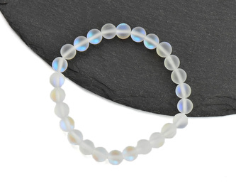 Náramek dětský Opalit matný bílý