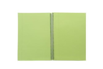 Spirálový sešit "Irlen Jotta Green", A5, linkovaný, 100 listů, PUKKA PAD IRLJOTA5(GREEN)
