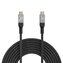 Gembird kábel USB-C (M) na USB-C (M), prémiový, USB 4, 3.2 Gen, 240W, 40 GBps, 1.5 m, čierny