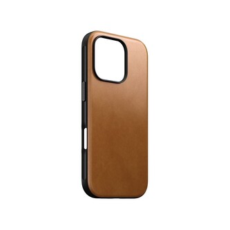 Nomad Modern Leather case, english Tan-C - iPhone 16 Pro
