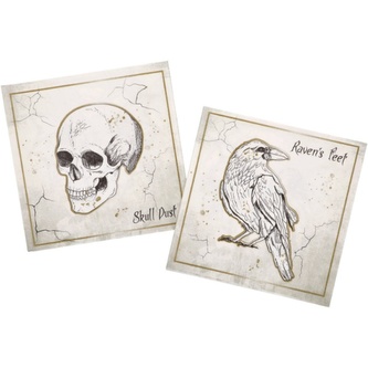 Papírové ubrousky Creepy Halloween 33 x 33 cm, 20 ks Papírové ubrousky Creepy Halloween 33 x 33 cm, 20 ks