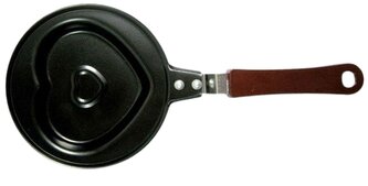 Srdcová nepřilnavá pánev – 12 cm