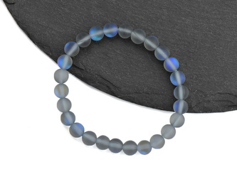 Náramek dětský Opalit matný šedý