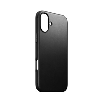 Nomad Modern Leather case, black - iPhone 16 Plus