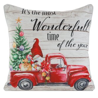 Vánoční polštář WONDERFULL TIME 45x45 cm MyBestHome