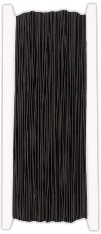 Gumička černá 50m, průměr 1mm Gumička černá 50m, průměr 1mm