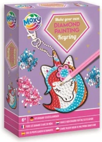 GRAFIX Diamantové malování Přívěsek Jednorožec