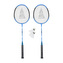 Badmintonový set SULOV®, 2x raketa, 2x míček, vak - modrý
