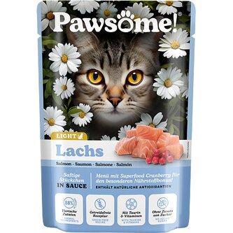 Pawsome! Adult light s lososem 85 g