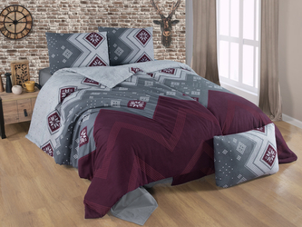 Prodloužené flanelové povlečení 140x220, 70x90 Scandinavia red Prodloužené flanelové povlečení 140x220, 70x90 Scandinavia red