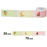 Niimbot štítky T 30x70mm 110ks Ovocná party pro B21, B21S, B3, B1S