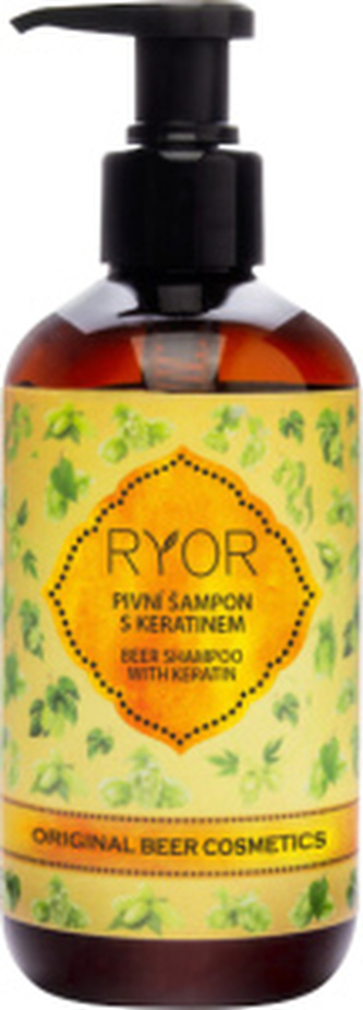 Ryor pivní šampon s keratinem, 250 ml