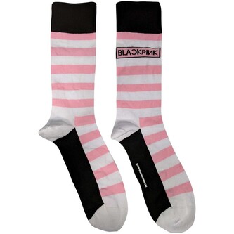 Ponožky Blackpink - Stripes & Logo, 40 - 45 (UK 7 - 11)