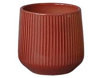 Obal na květník STRIPS VERTIKAL keramický lesklý d14x13cm