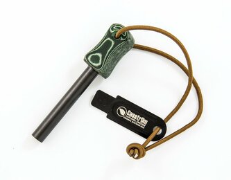 CASS-12207 Casstrom Fire striker (Army), Green micarta