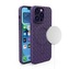 Plecione etui MagSafe Woven Case do iPhone 15 - fioletowe