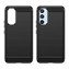 Carbon Case etui do Samsung Galaxy A54 5G elastyczny silikonowy karbonowy pokrowiec czarne