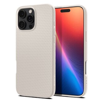 Spigen Liquid Air, natural titanium - iPhone 6.3" 2024