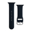 Silicone Strap APS silikonowa opaska do Watch 9 / 8 / 7 / 6 / 5 / 4 / 3 / 2 / SE (41 / 40 / 38mm) pasek bransoleta do zegarka czarny