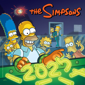 Kalendář 2025 The Simpsons, 30 x 30 cm
