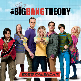 Kalendář 2025 The Big Bang Theory, 30 x 30 cm