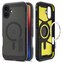 Spigen Tough Armor MagSafe, frost black - iPhone 16