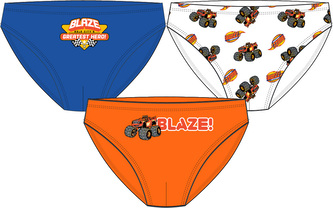 Majtki chłopięce 3 sztuki Blaze i Megamaszyny