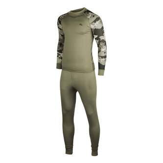 Rough Radical - Bielizna termoaktywna Shooter - Khaki / Moro - XL