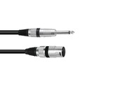 Kabel XK-50 XLR samec - Jack 6,3 mono, 5 m