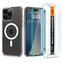 Spigen Ultra Hybrid MagSafe, white + Glass tR EZ Fit Pack - iPhone 16 Pro Max