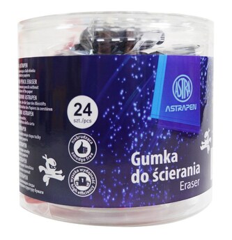 Gumka w kształcie Ninja 18 sztuk Astra