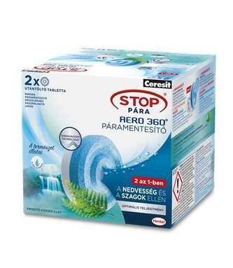 Ceresit Stop vlhkosti "Aero 360°", vodopád, tablety, 2x 450 g, HENKEL 2629464