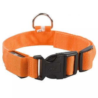 LED Obojek pro psa Mesh XS Červená