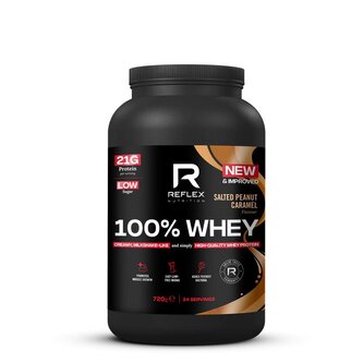 Reflex 100% Whey 720 g salted peanut caramel (slaný karamel-arašídy)