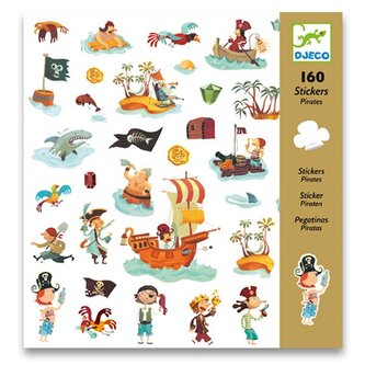 Samolepky Djeco Piráti Samolepky Djeco Piráti