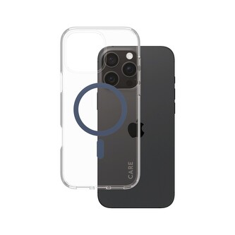 PanzerGlass® CARE kryt Apple iPhone 16 Pro Max MagSafe Urban Combat čirý/modrý