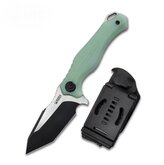 Kubey KU230F Golf všestranný nôž 7,8 cm, bledozelená Jade, G10, puzdro kydex