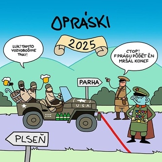 Opráski - Kalendář 2025 nástěnný Opráski - Kalendář 2025 nástěnný