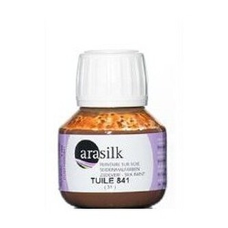 Barva na hedvábí Darwi Arasilk 50ml – 841 Tile Brown