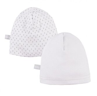 EWA 906717 Czapka Smerfetka 2-pak biała 50