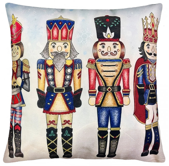 Vánoční polštář LOUSKÁČEK VII. 40x40 cm Mybesthome