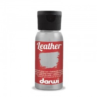 Barva na kůži Darwi Leather 50ml – 080 Silver