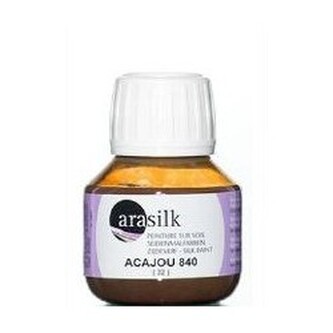 Barva na hedvábí Darwi Arasilk 50ml – 840 Mahagony