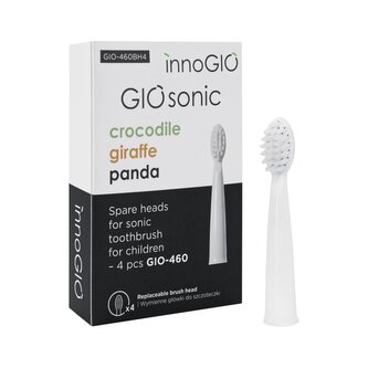 INNOGIO GIO-460BH4 Wymienne główki do szczoteczek 4 szt INNOGIO GIO-460BH4 Wymienne główki do szczoteczek 4 szt