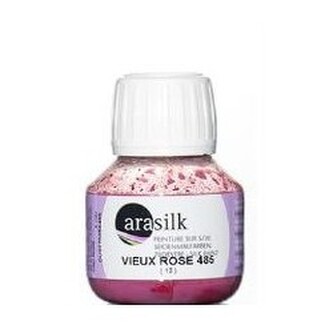 Barva na hedvábí Darwi Arasilk 50ml – 485 Old Pink