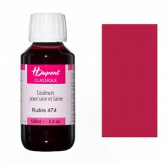Napařovací barva na hedvábí Dupont 125ml – 474 Ruby