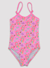 NOVITI KD014-G-01 Kostium kąpielowy z brokatem w syrenki 92/98 cm